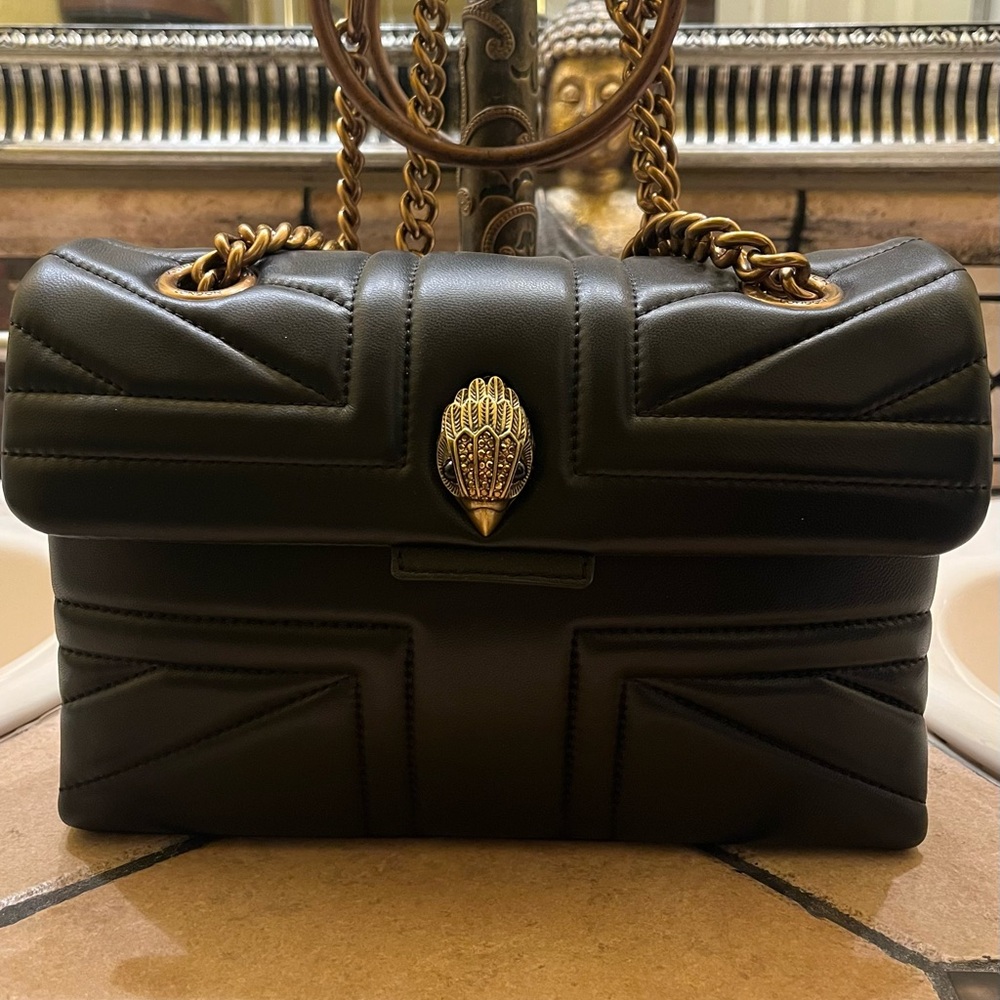 Kurt Geiger London Women's Kensington Quilted Leather Crossbody Bag!😍